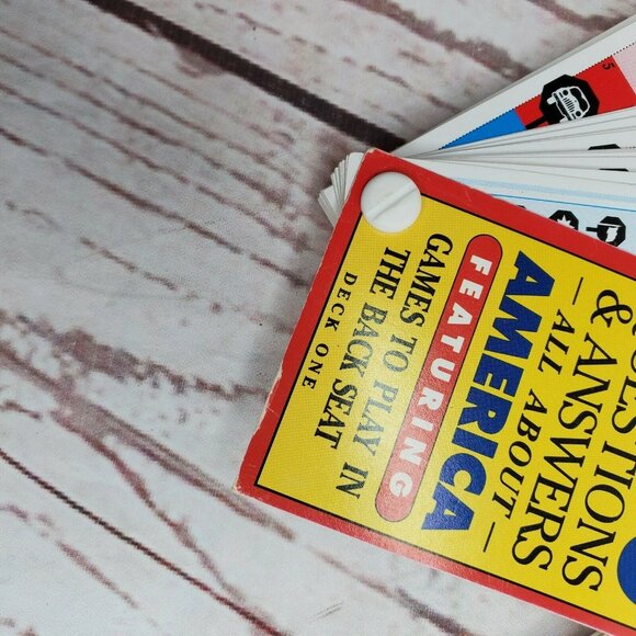Brain Quest Extra All About America Deck 1 & 2 Questions And Answers Trivia Game - Picture 10 of 10